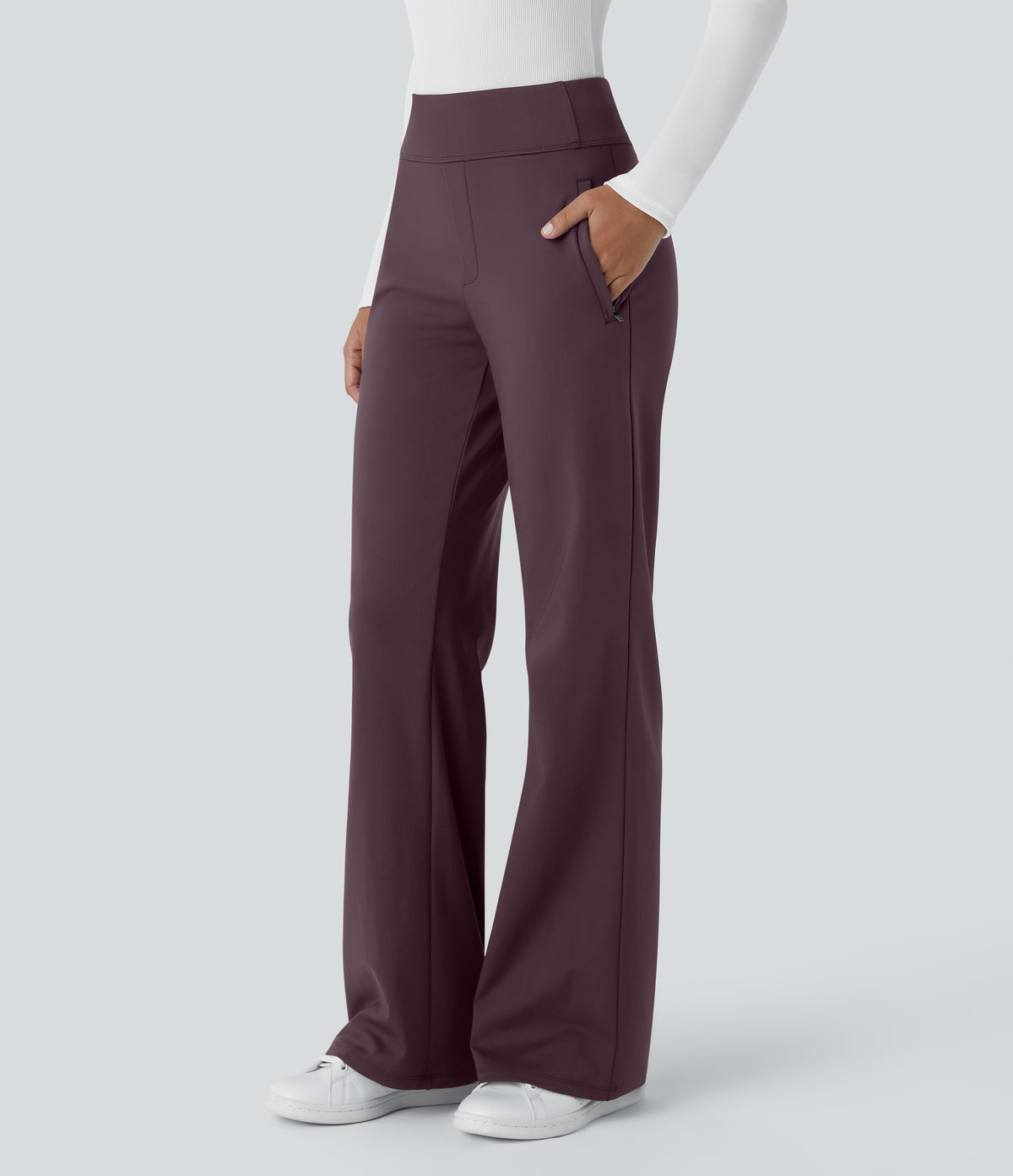Aubrey Pants — Dusky Evening purple