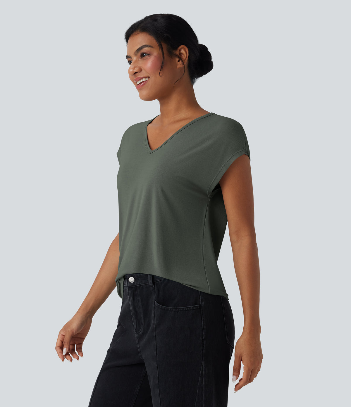 Oona T-Shirt — Lone Pine Green