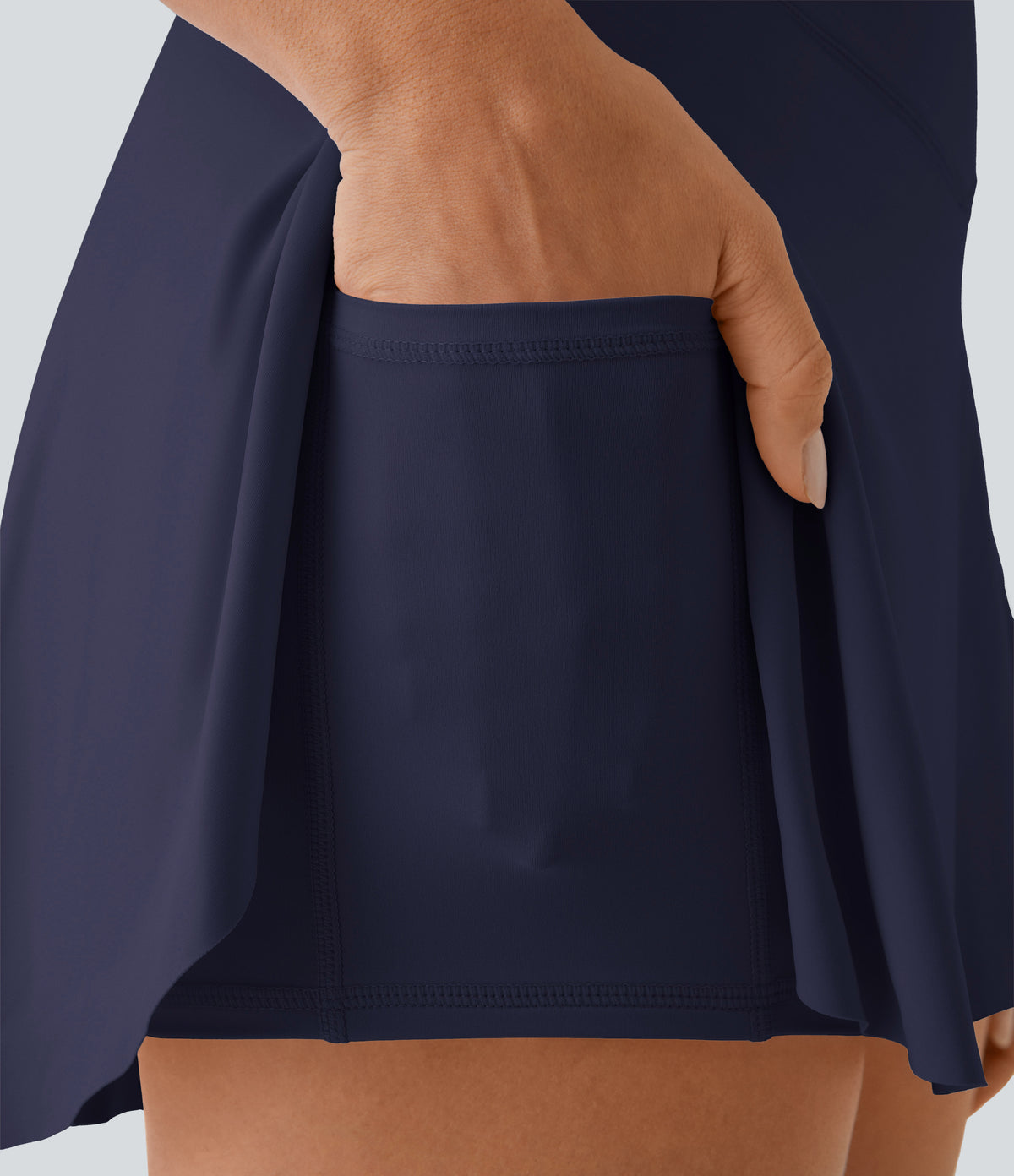Aurea Skirt — Chambray Blue