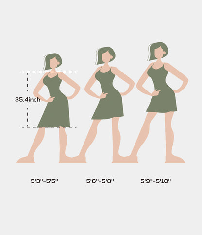 Aura Dress — Ink Green